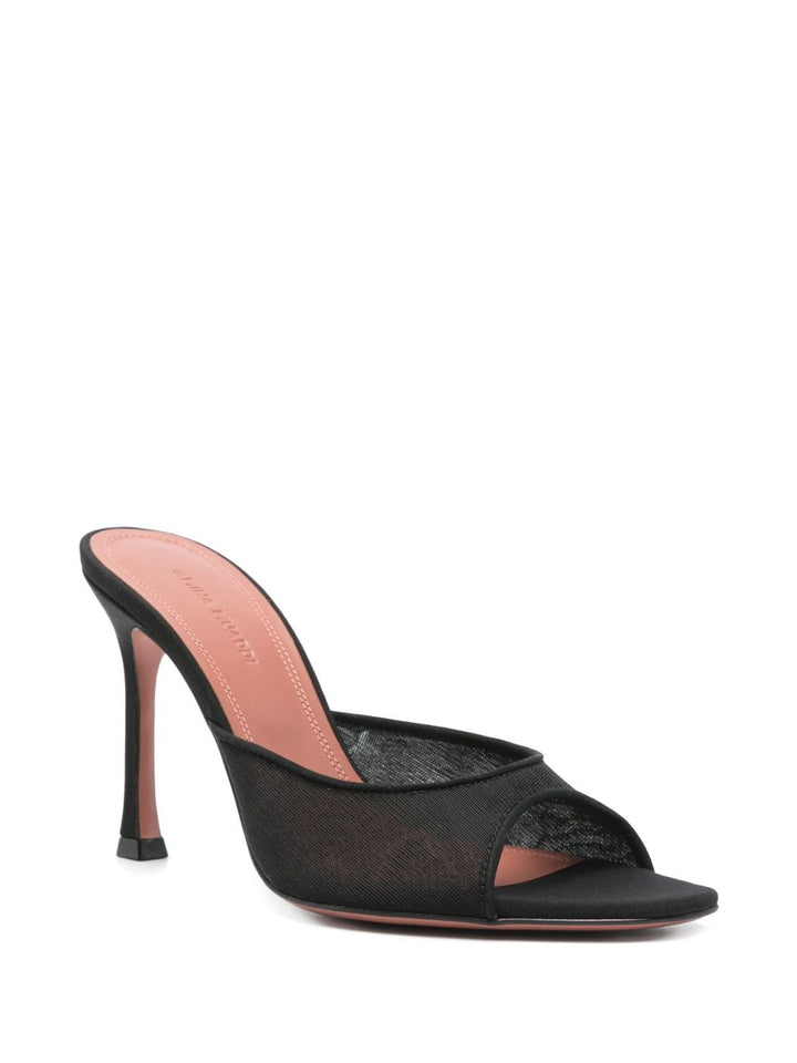 Amina Muaddi Sandals - Blacks and greys | f63ccf6a129bbd7fd2560b07778d5319f29a9bed