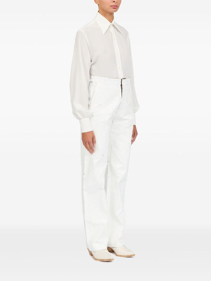 Mm6 Maison Margiela Trousers - Light and natural | 1b6fd9d8136b20c3d1cc9840e293d1bf2ece8c37