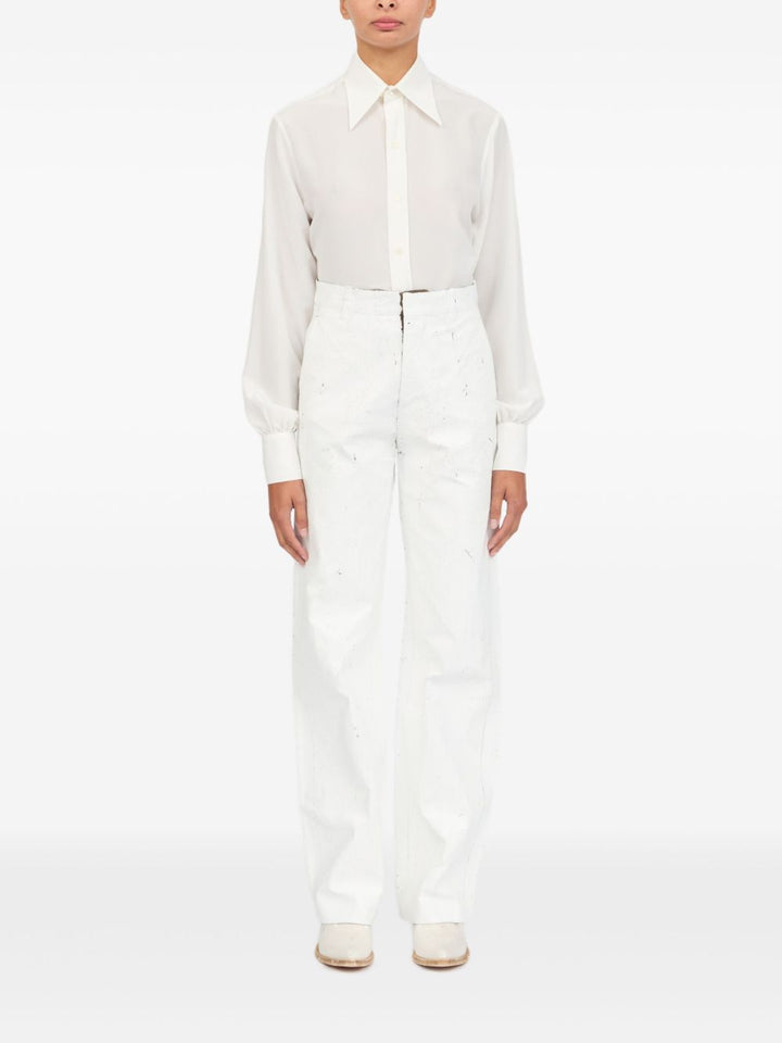 Mm6 Maison Margiela Trousers - Light and natural | 4e99c1846d9e5f5946bb90bc1bd5b07fca87c603