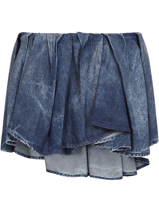 Asymmetric Mini Skirt