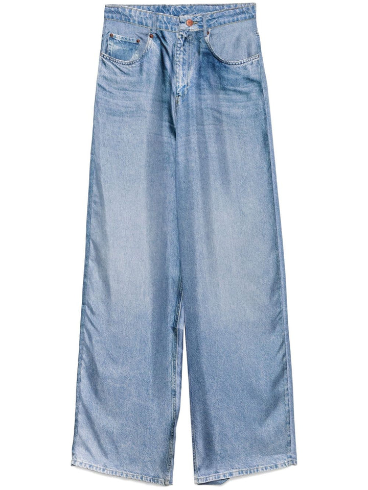 Pierre Louis Mascia Trousers - Blue and green | 934d0587ff00087490c22826e830964646dddb12