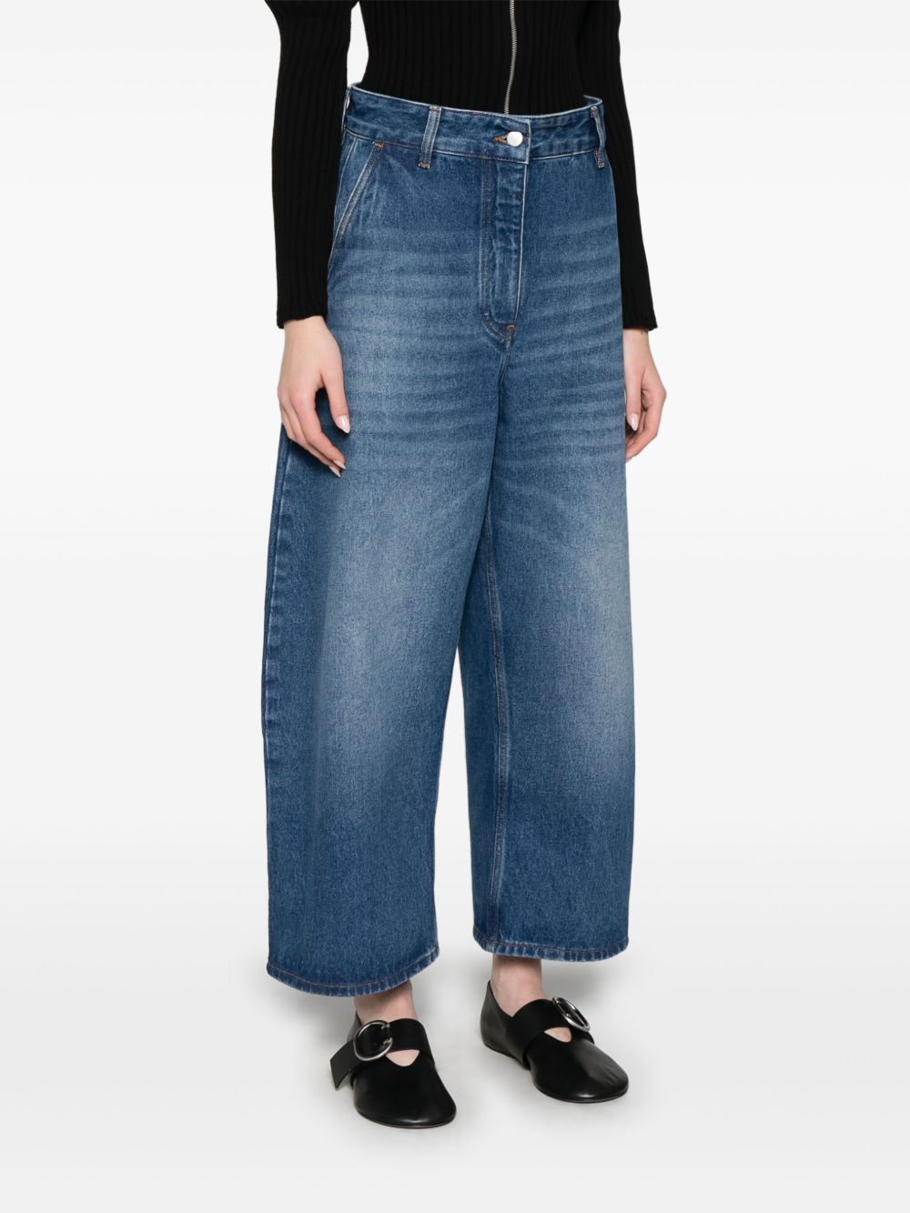 Studio Nicholson Pre Jeans - Blue and green | 5afa1b33d8afa032a753d4d3c493e05f6e64d813