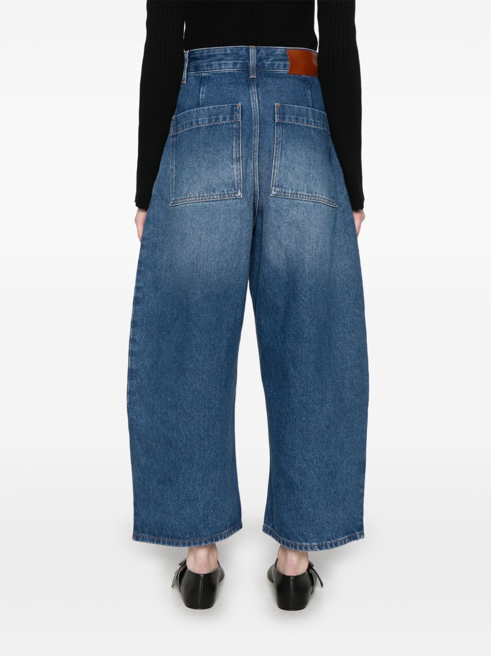 Studio Nicholson Pre Jeans - Blue and green | 38eb7f0ce566766677cf2dd8a9ccb58a503178e4