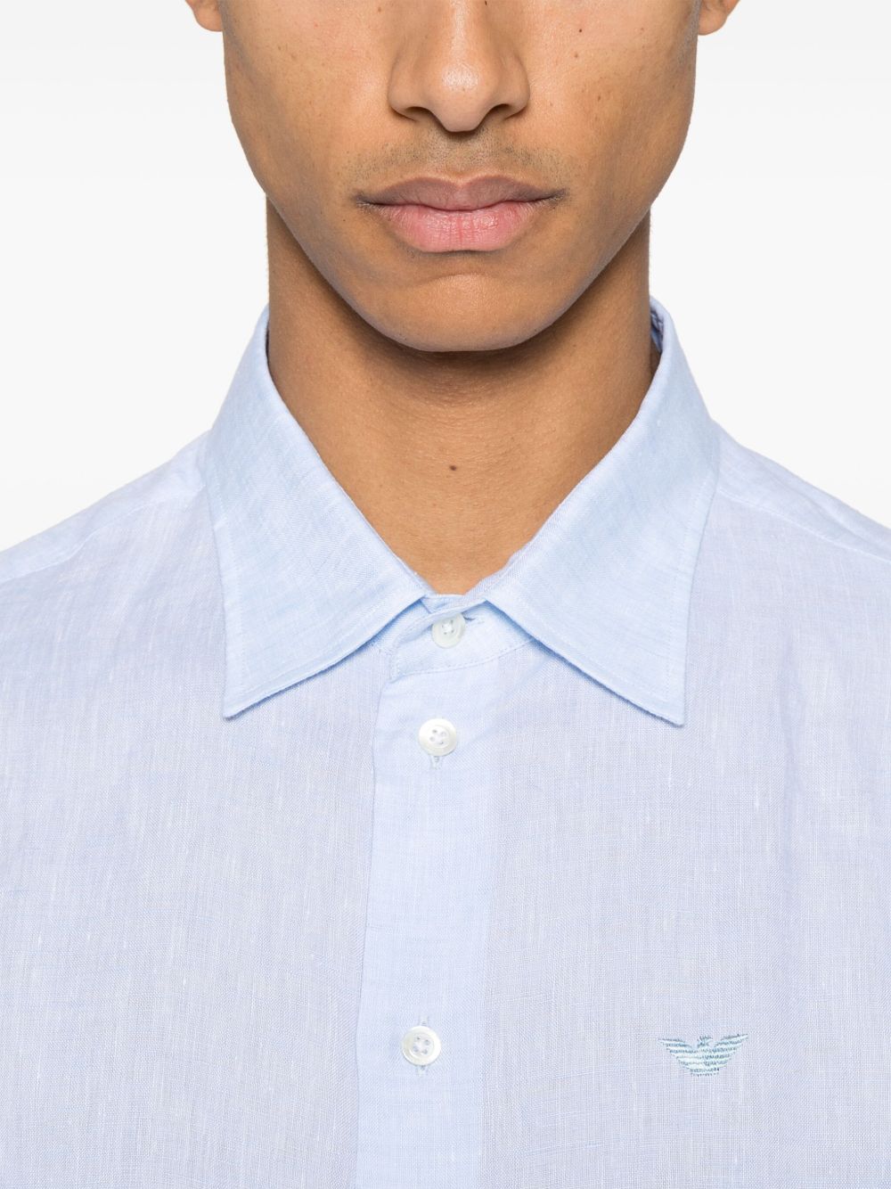 Emporio Armani Shirts - Blue and green | 115ca410ea85583588ab1c599fce5ea167aea3d3