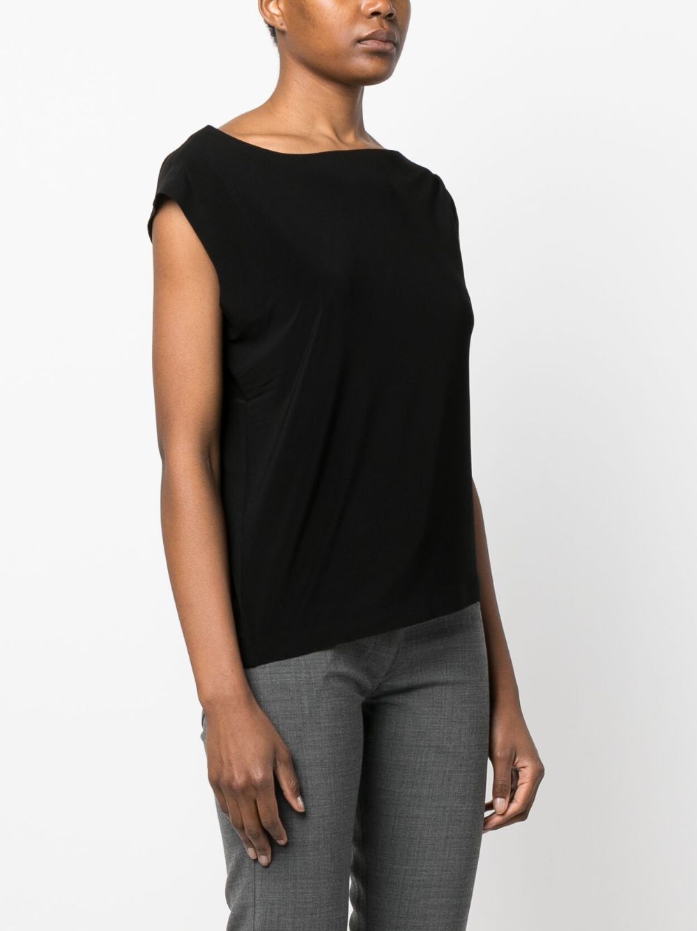 Norma Kamali Top - Blacks and greys | 7815cf6bdd5339d2aef460e5a5e7f3fc35bf2f86