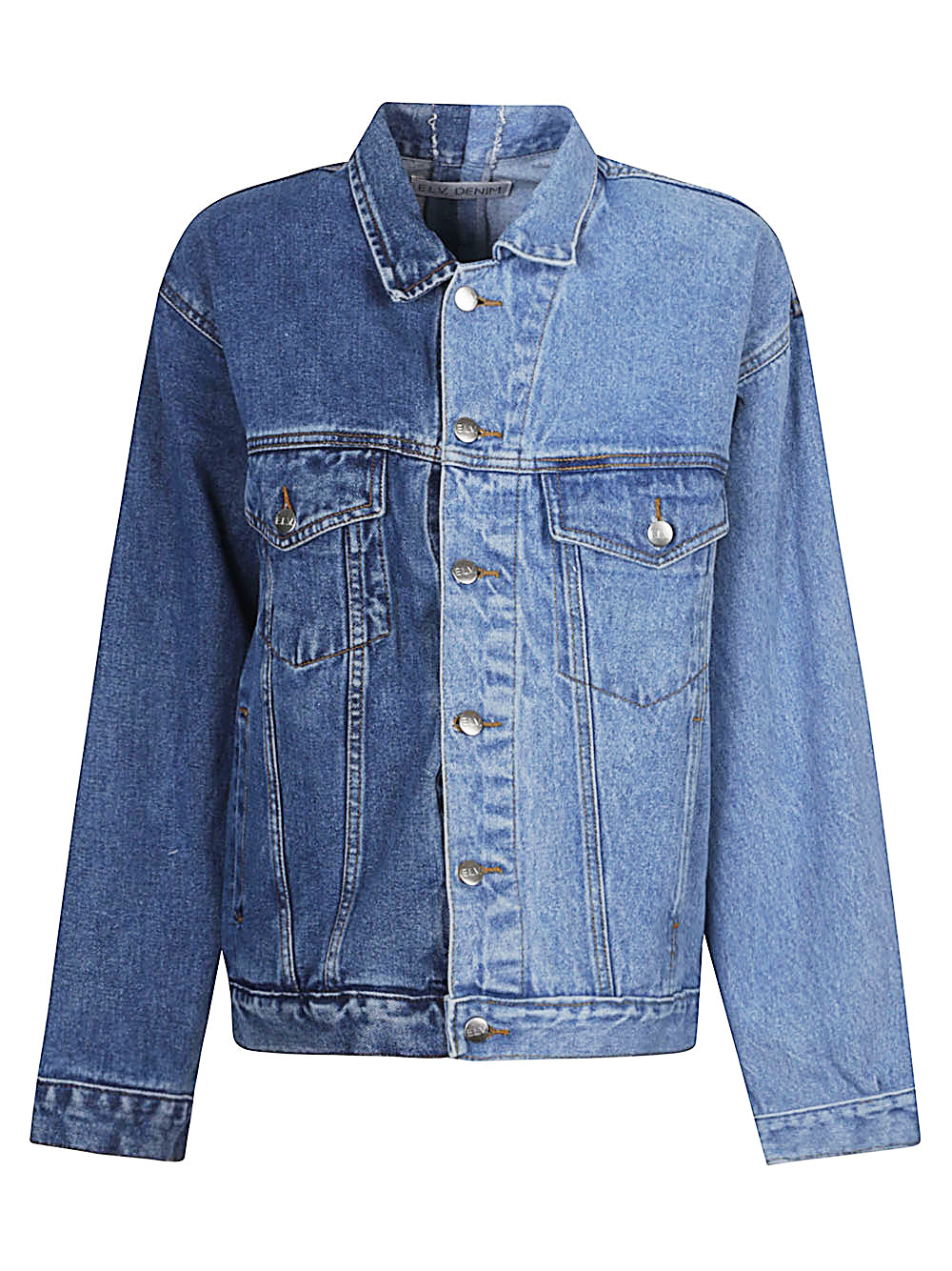 E.L.V. Denim Coats - Blue and green | 143902d14342085f6647416ee88b9dcc8b2f8f00