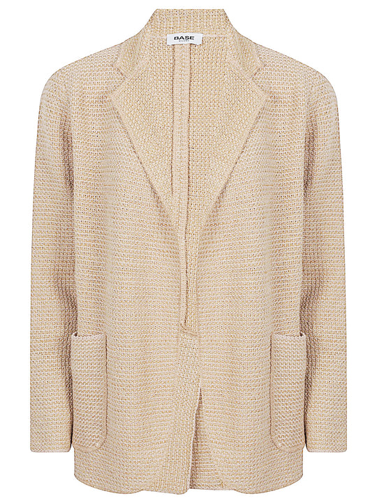 Cotton Blend Blazer Jacket