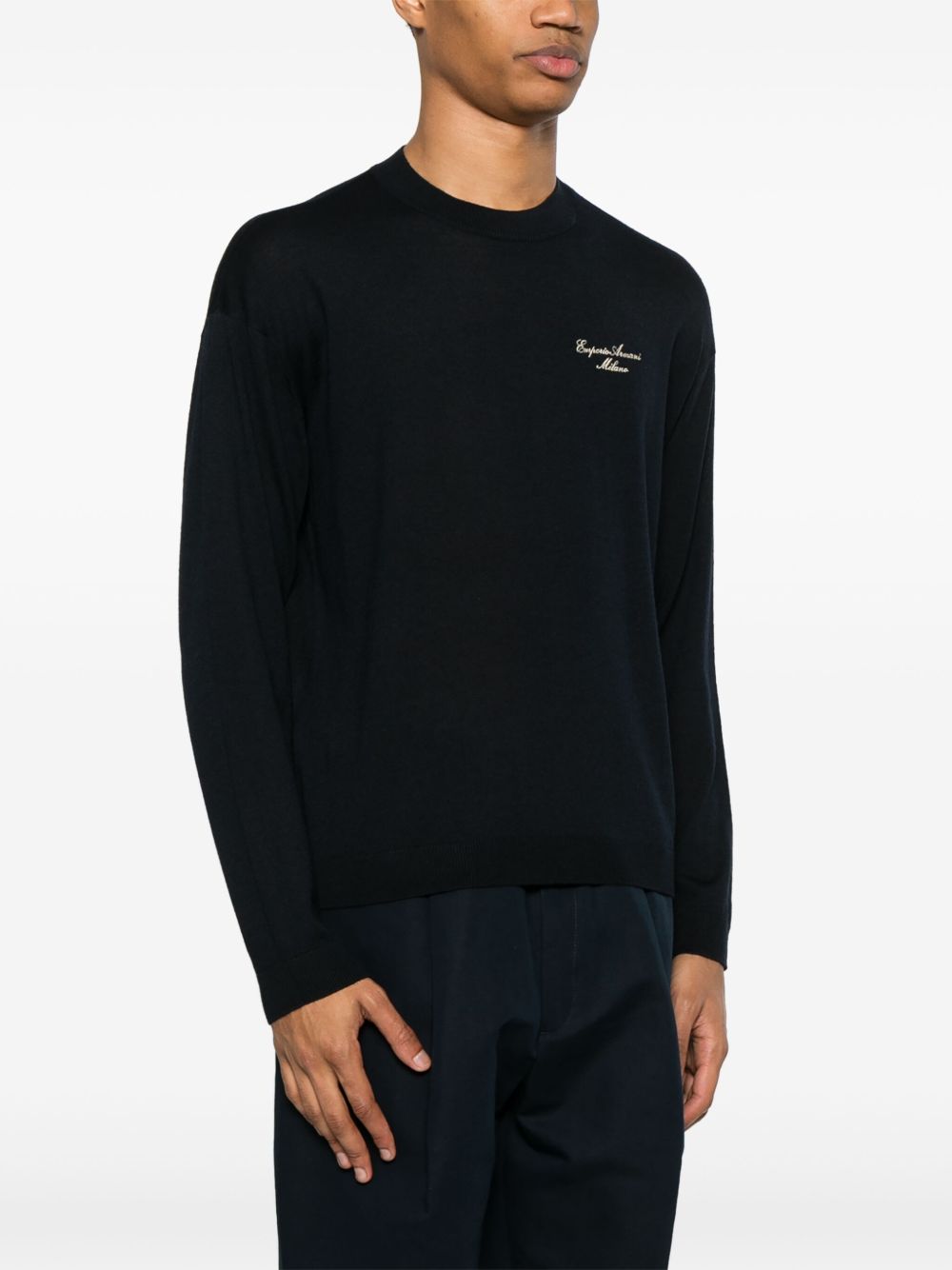 Emporio Armani Sweaters - Blue and green | b8ca0501368e57da04e67f4fd267e7e32c268222
