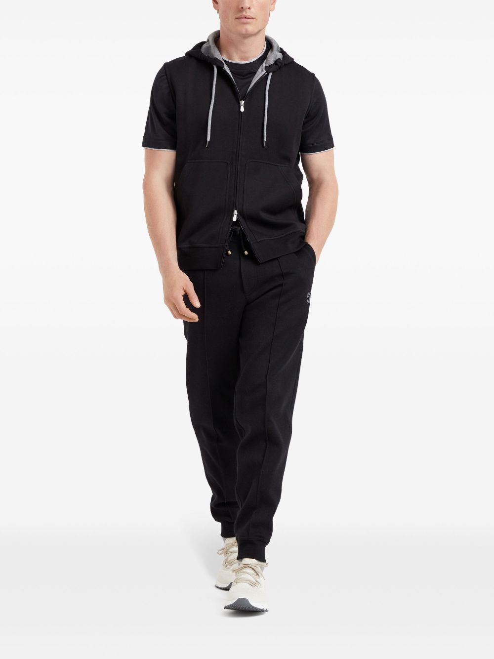 Brunello Cucinelli Sweaters - Blacks and greys | 416918689664fc32a27090b3e5766cf30c38f9ee