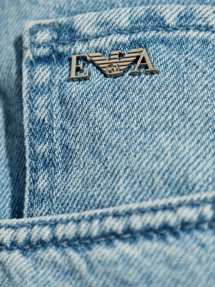 Emporio Armani Shorts - Blue and green | 7d06e7b09cda7b38007e5c00acf02a6c4da126b7