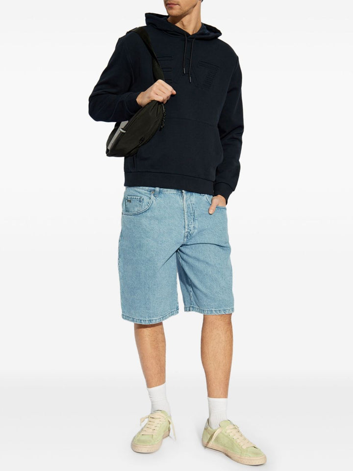 Emporio Armani Shorts - Blue and green | 0d1fed7f37b52989635c56848cd70cf1f42e0147