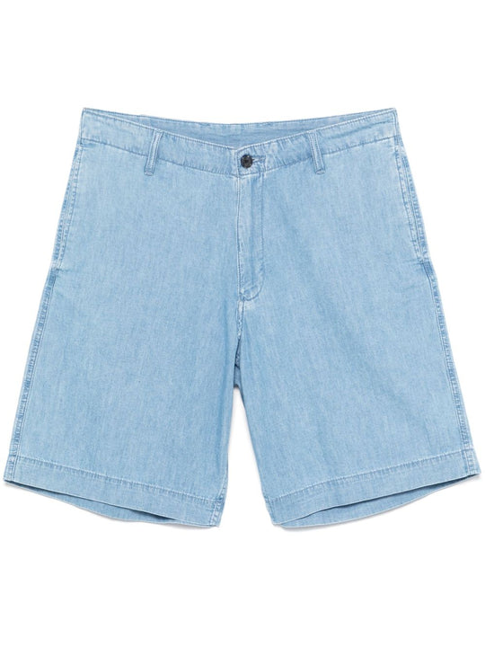 Organic Cotton Denim Bermuda Shorts