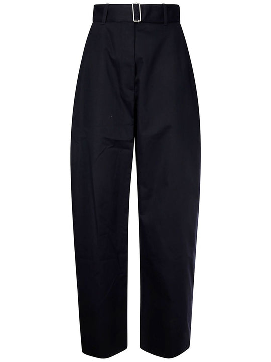 Round Leg Cotton Trousers