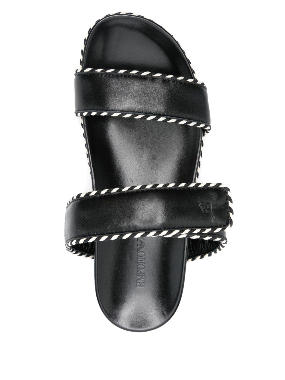 Emporio Armani Exclusive Sandals - Blacks and greys | af18fbbf4832495a5049af3ce8bb5d913e6b2845