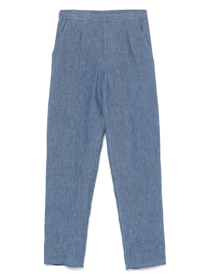 Emporio Armani Trousers - Blu e verdi | 985e6847d5ba67f32987662b09090fa737d2be1c