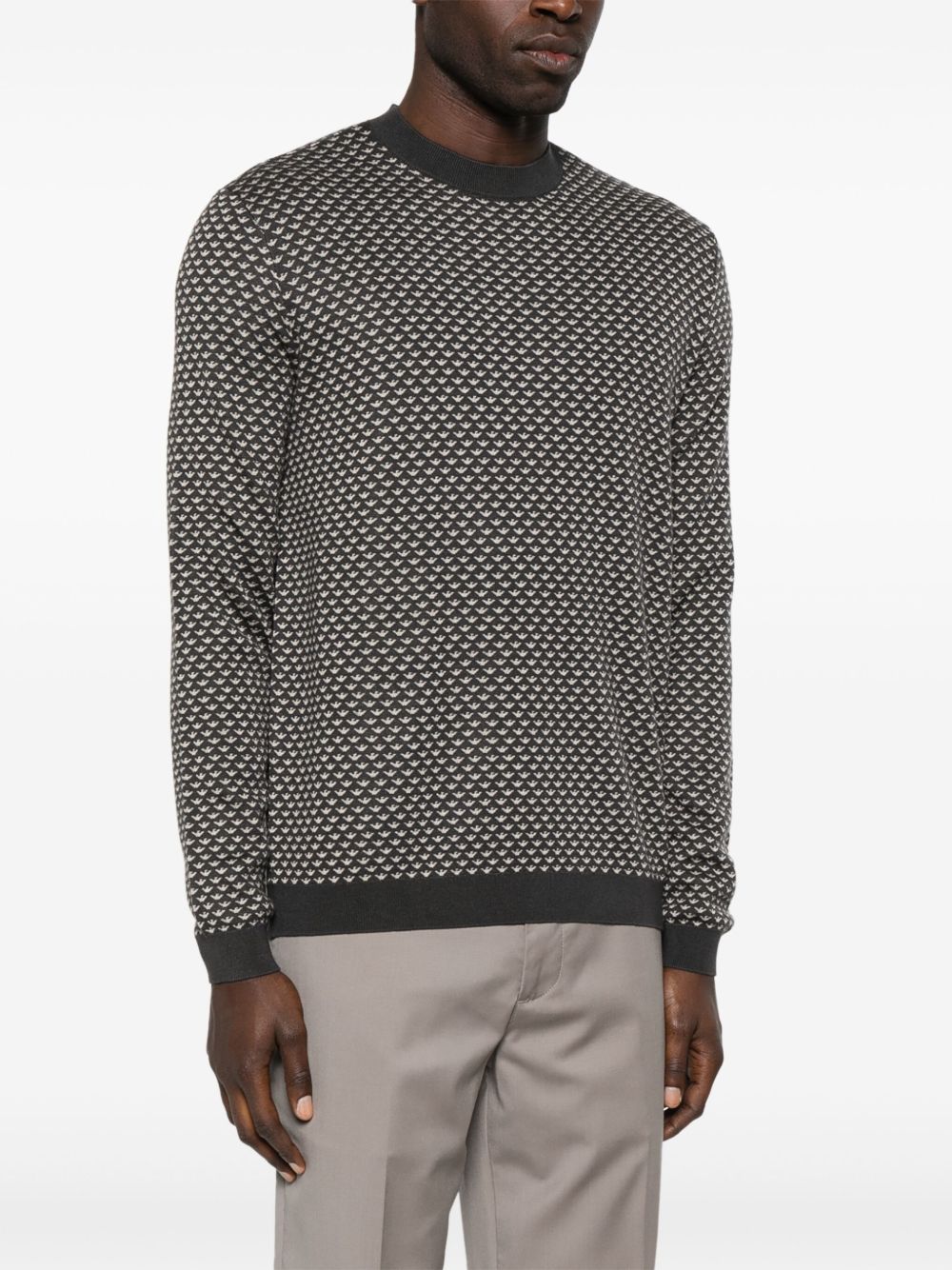 Emporio Armani Sweaters - Blacks and greys | 88a669cd2ec6dd6e75301e903b03f02076a387ba