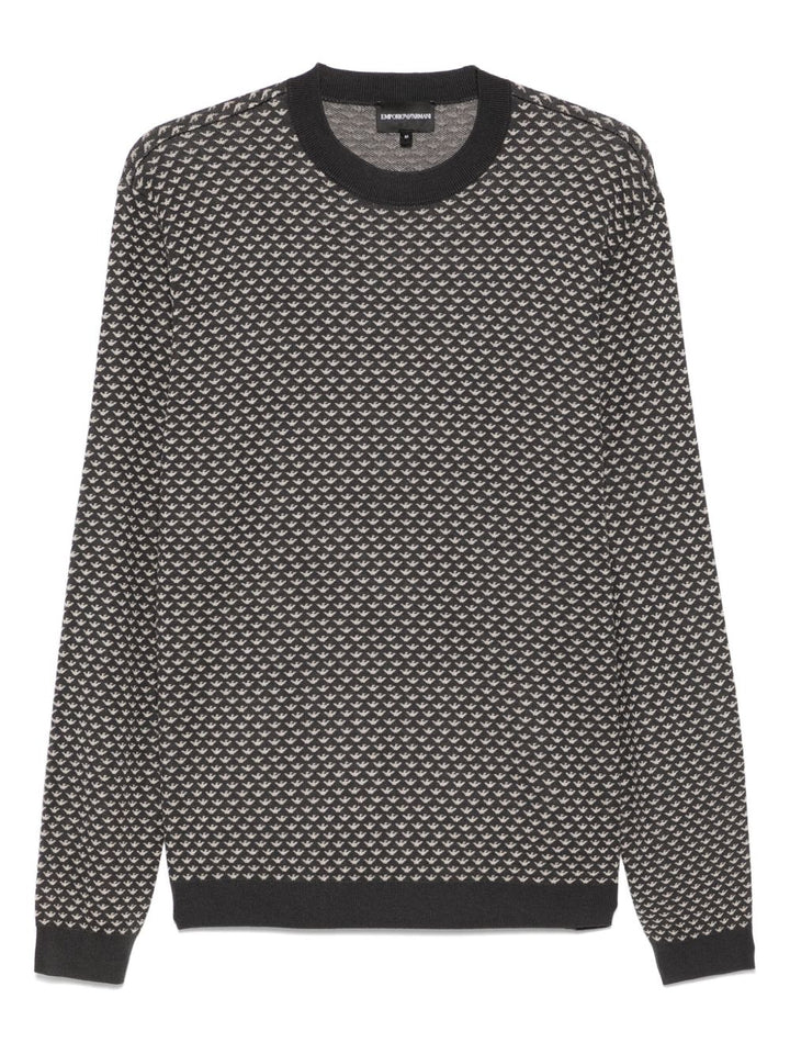 Emporio Armani Sweaters - Blacks and greys | c05e6748fa5c2b4c9857ab8aa9d114fae109fe03