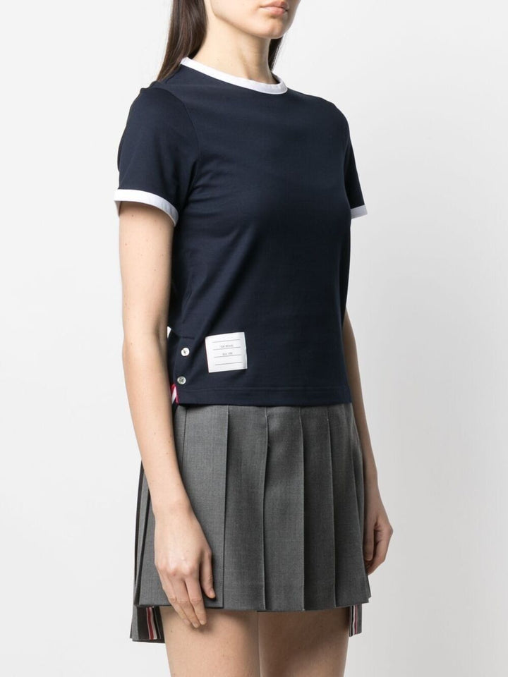 Thom Browne T-shirts and Polos - Blue and green | 255f1d9ebea04d29183ea43785d002b3d477b968