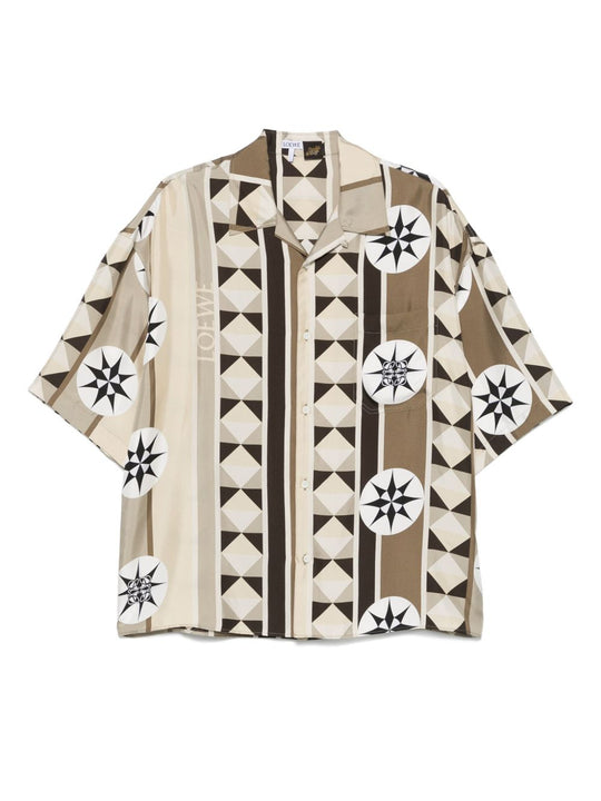 Printed Silk Shirt