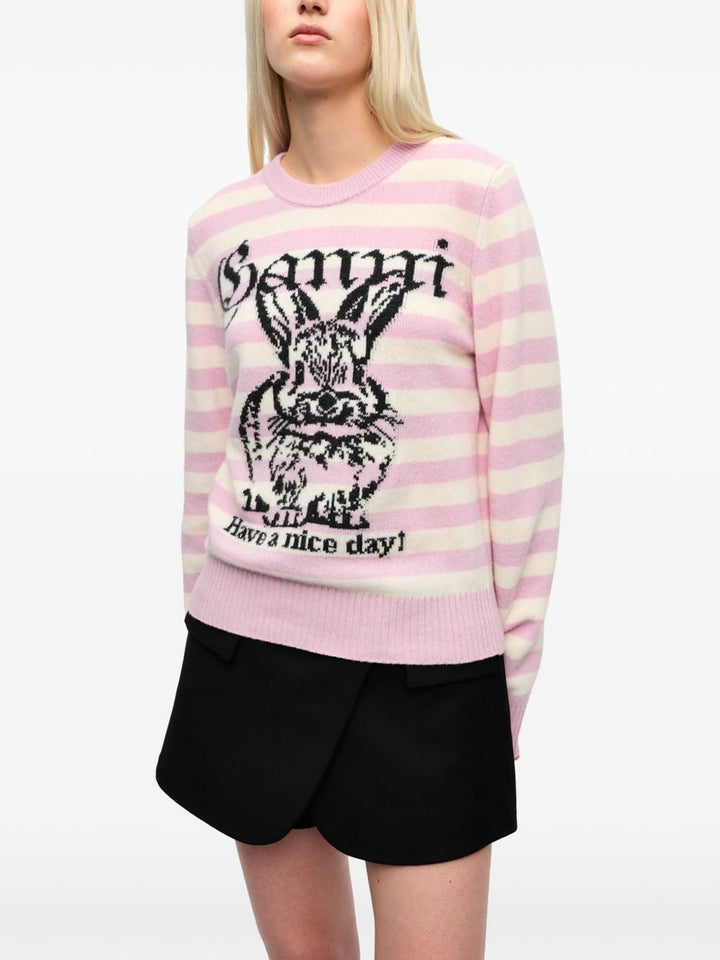 Ganni Sweaters - Light and natural | f86884a427b492725050735119357f0329015937