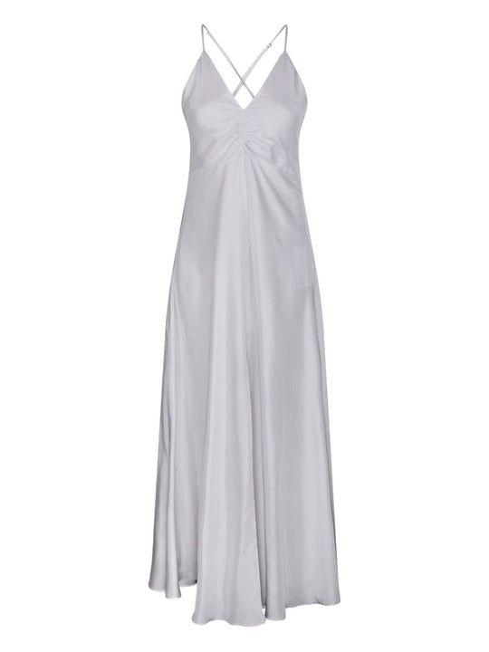 Long Silk Slip Dress