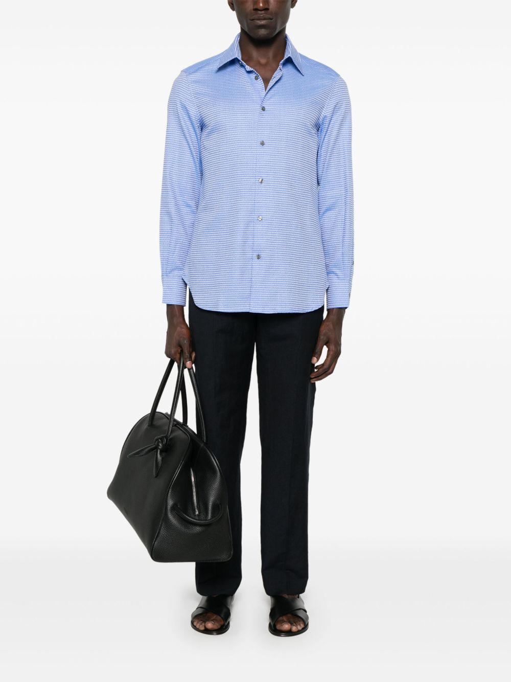 Emporio Armani Shirts - Blue and green | 366a8ceb84a6d641a554bbf850dfb0376394809a