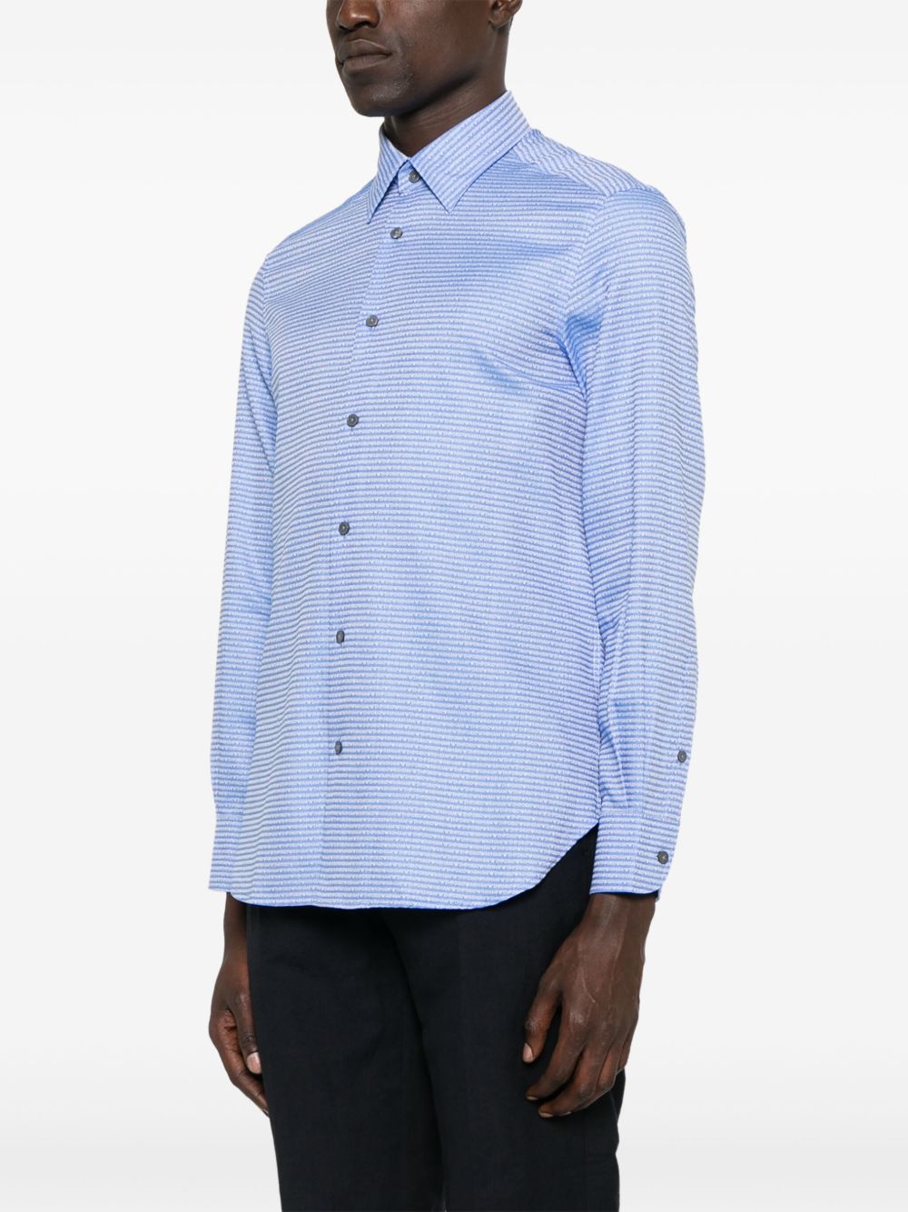 Emporio Armani Shirts - Blue and green | a825a49117e49fdf651fc512d8dd8d0d165b5f1b