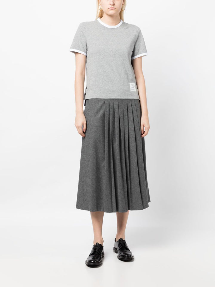 Thom Browne T-shirts and Polos - Blacks and greys | e378d8f7d13e606bb62bc035fc04319c3ba612c2