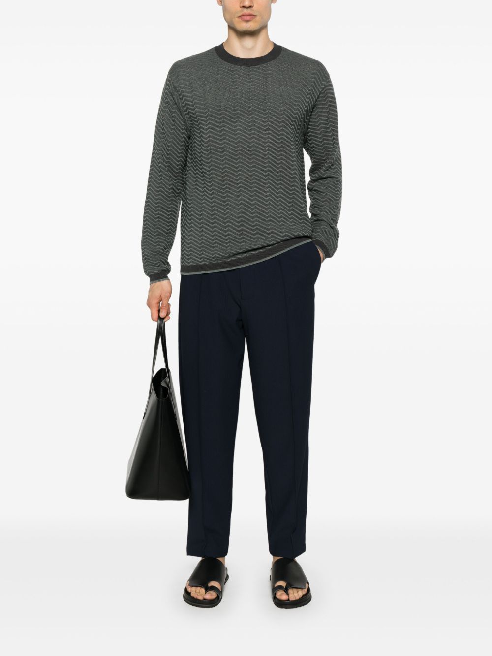 Emporio Armani Exclusive Trousers - Blu e verdi | 14f29021b5ff1255e148b765a9aa84c761449f87