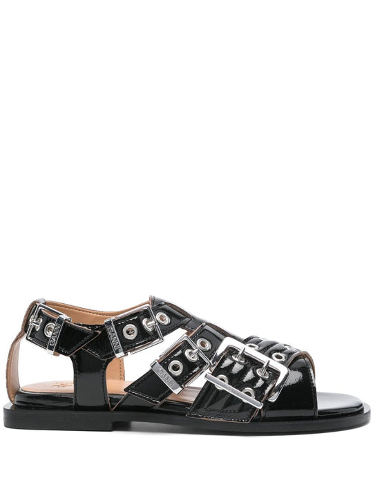 Feminine Buckle Sandals