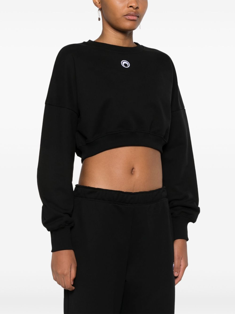 Marine Serre Sweaters - Blacks and greys | 4df2bf71bcec25b50a07f9d6bee40cfe0ae658ef