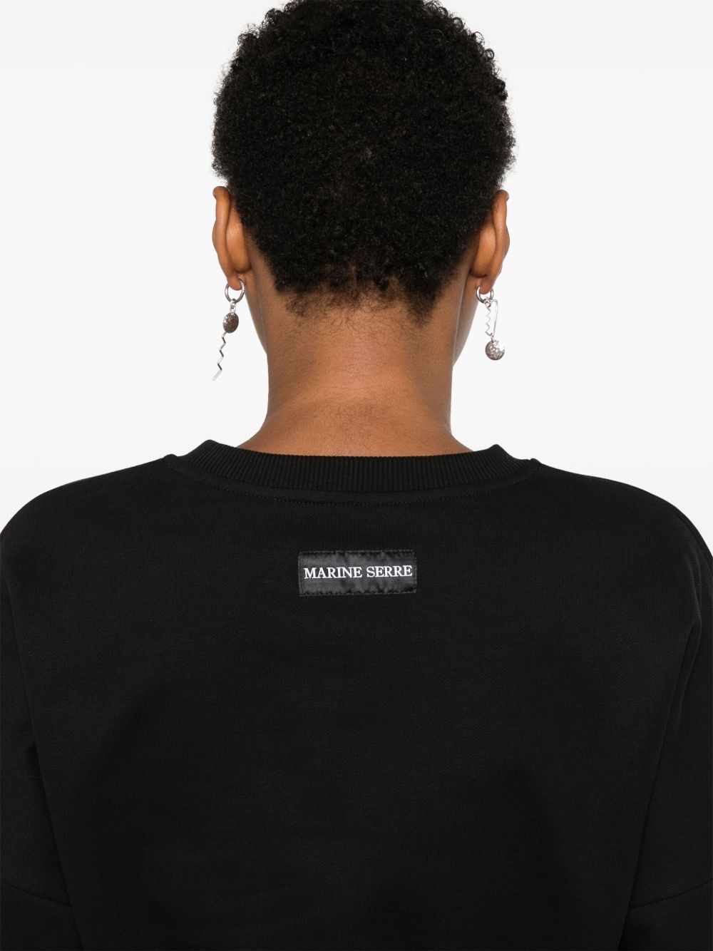 Marine Serre Sweaters - Blacks and greys | 53285782a6ae200fa918affa73763fc61d8624fc