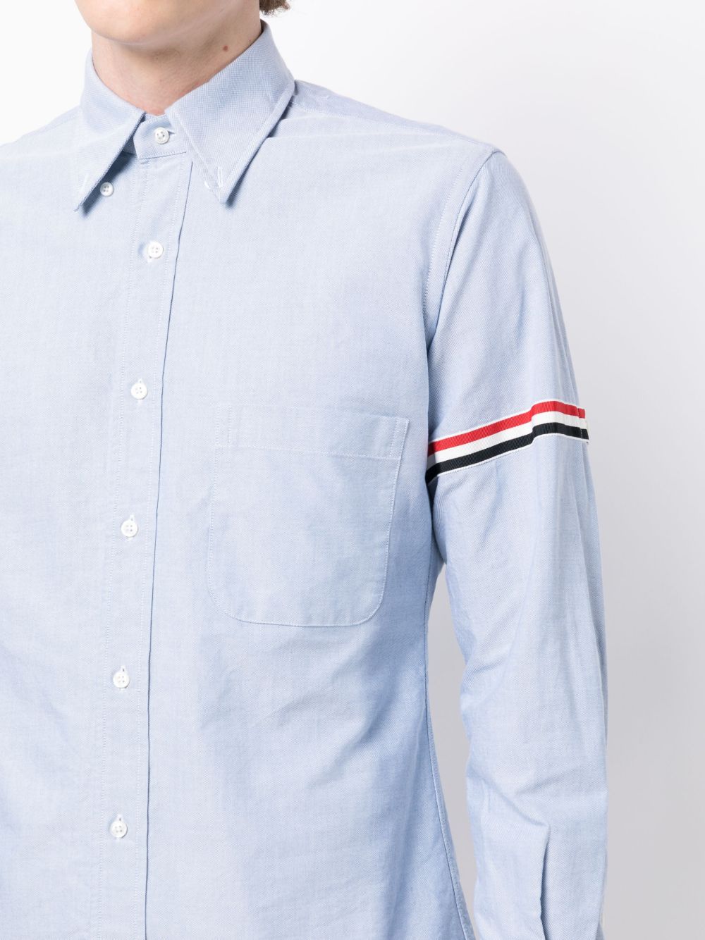 Thom Browne Shirts - Blue and green | 07b624d96a914224f3e6d30bb9253058998f1b80