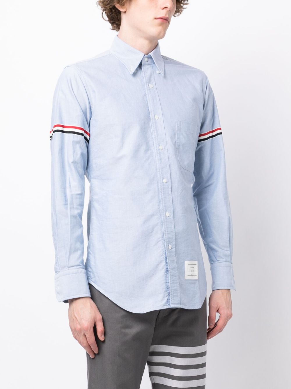 Thom Browne Shirts - Blue and green | e435dcd7e1bfc300e68b37b8642ed781705fa680