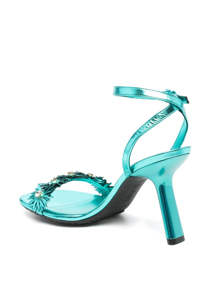 Loewe Paula'S Ibiza Sandals - Blue and green | ace414686bca94919eb955355c8eac4e2d445ac1