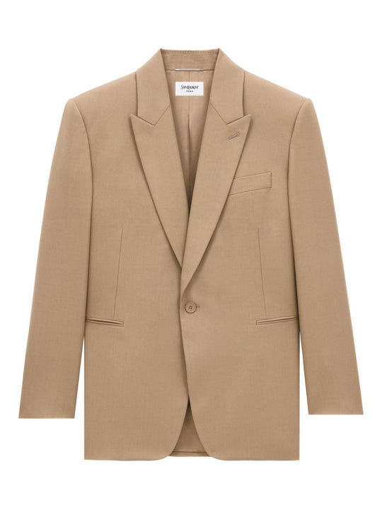 Wool Single-Breasted Jacket