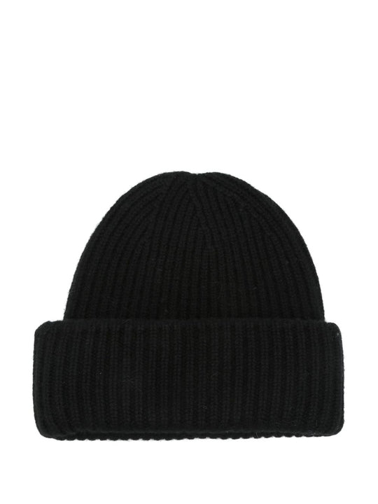 Cashmere Ribbed Beanie