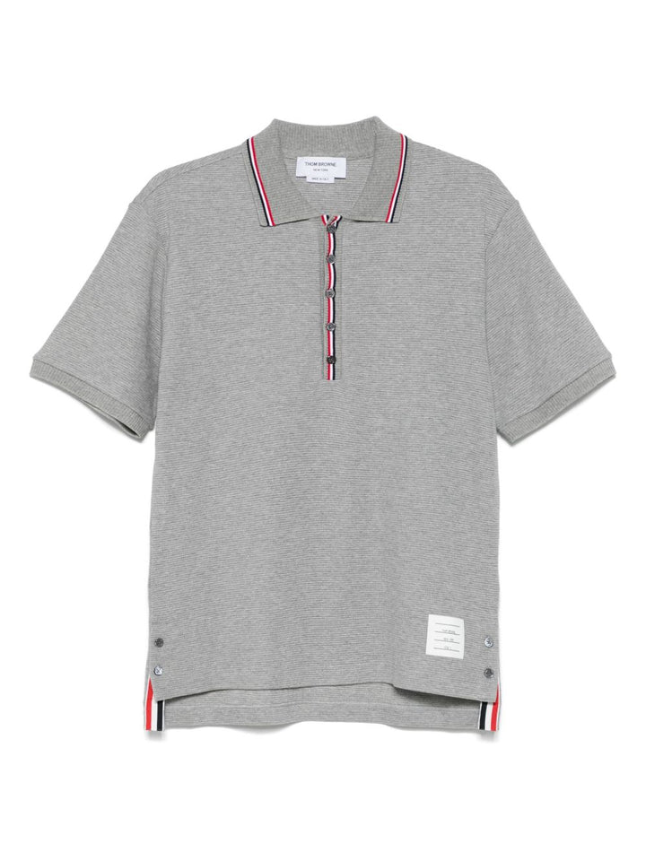 Thom Browne T-shirts and Polos - Blacks and greys | 5be213ba29a02b74ca1b06127039aff115b7e0a0