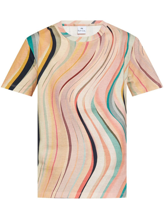 Swirl Cotton T-Shirt