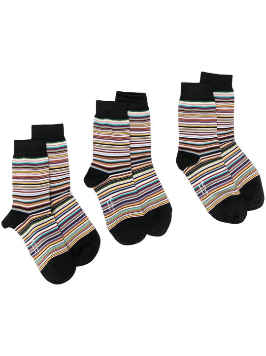 Signature Stripe Socks - 3 Pack