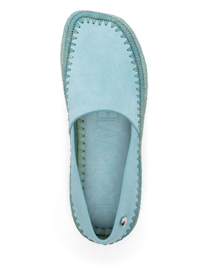 Loewe Paula'S Ibiza Flat shoes - Blue and green | 5f5231bf6919dba1705a4d66ada989e0dfaa6972
