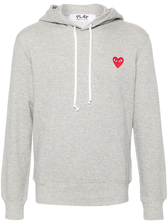 Emblem Heart Cotton Hoodie