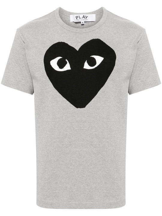Black Heart Cotton T-Shirt