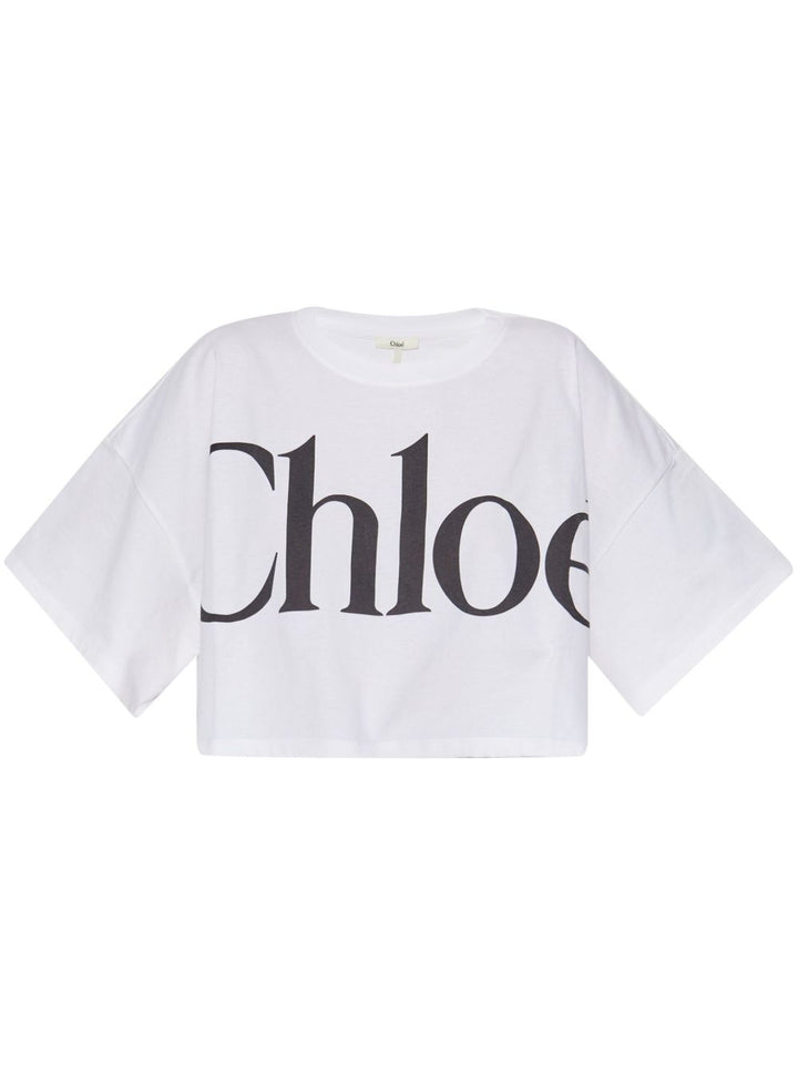 Chloè T-shirts and Polos - Light and natural | 49d9d95e9fdc29b1cac4d20421e294422cf8baed