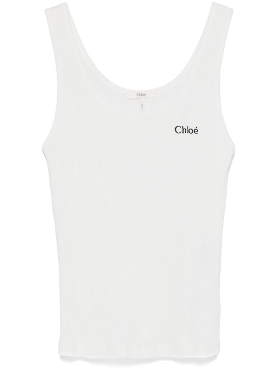 Logo Cotton Tank Top