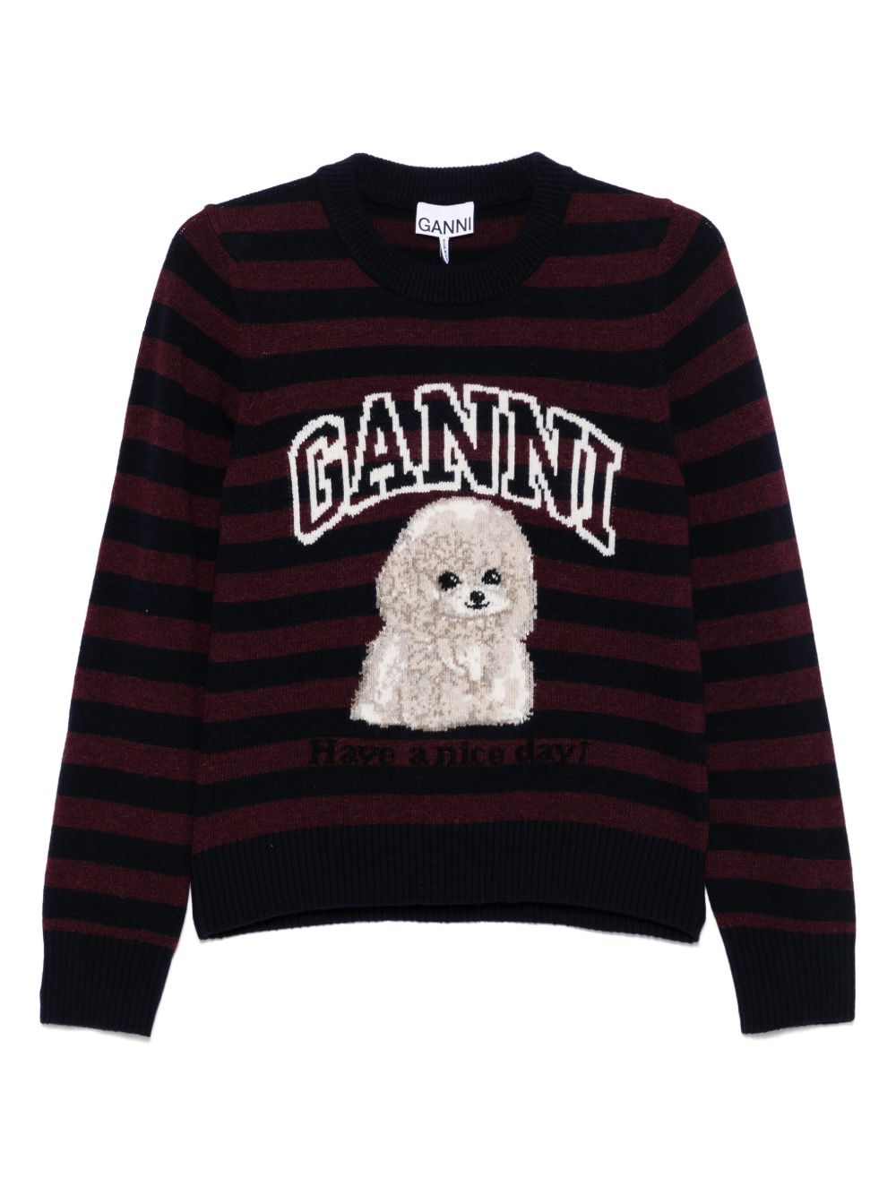 Ganni Sweaters - Marrone | 495123a1cdd7aed19f859defbbf854b75743a0e9