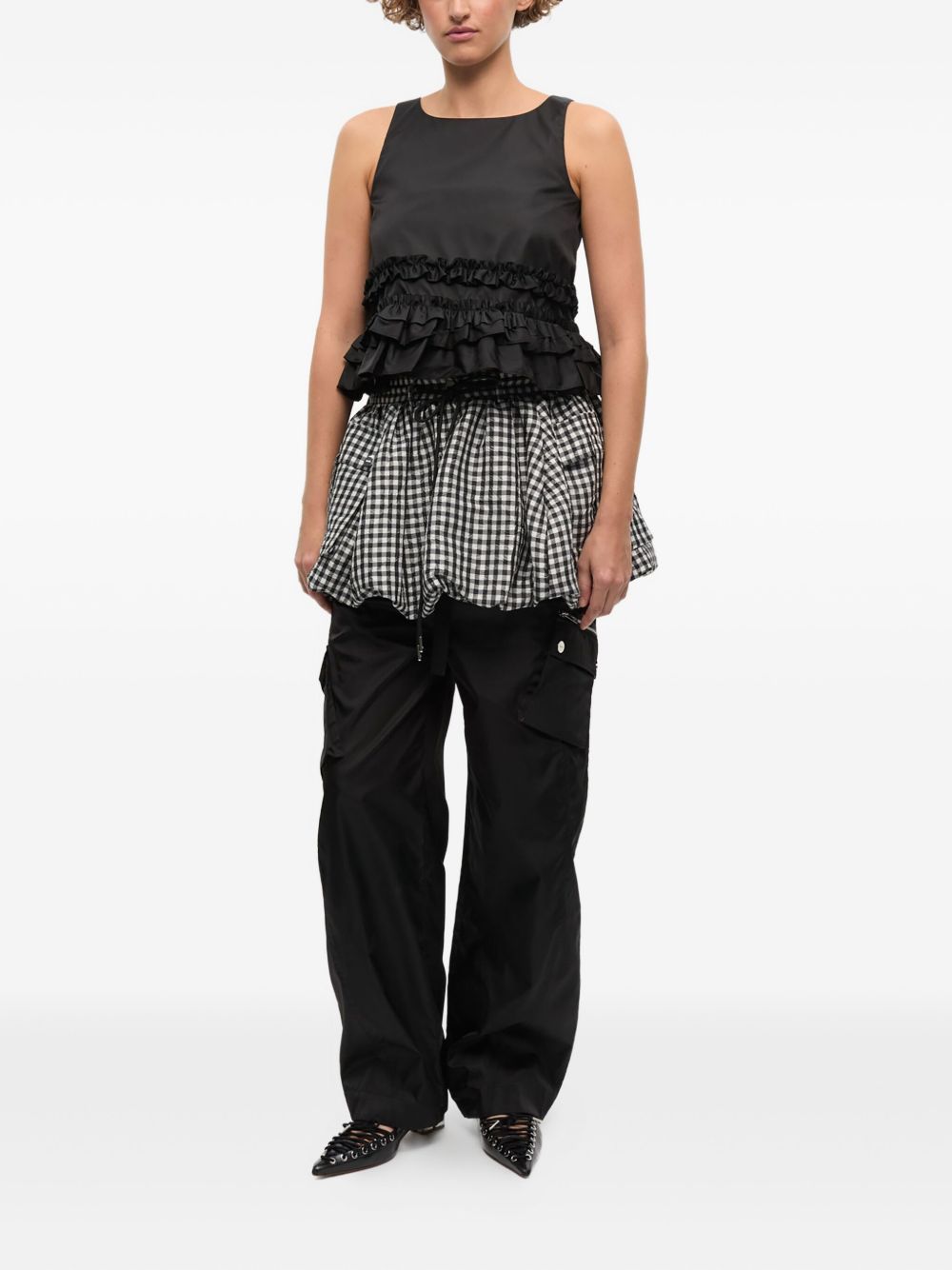 Ganni Top - Blacks and greys | fe2c1de7f05b14c17ab735d7e9e5a41bd7512bce