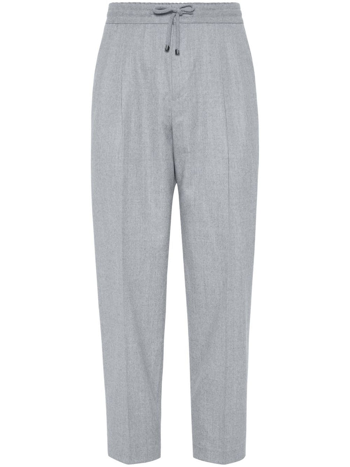 Brunello Cucinelli Trousers - Blacks and greys | a5d74ebc23eac6ee6551f30c8c7f9139cf54b9d1