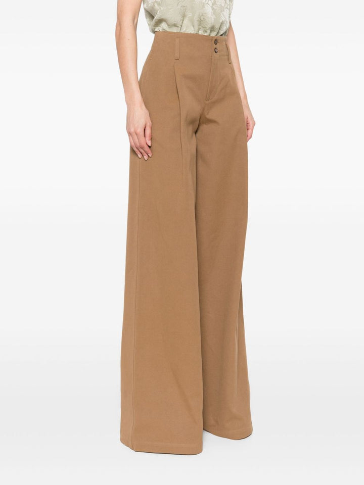 Chloè Trousers - Marrone | 1e34e9cbf2ed09ed9137edaee4fab98619e02288