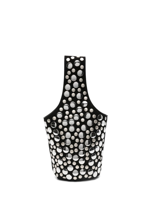 Livia Small Leather Bucket Bag